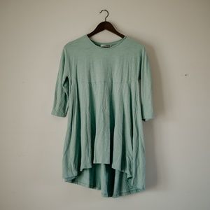 Robins Egg Blue Cotton Top